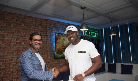  Nvdcc Andre Russell signs on as brand ambassador for UK tech company